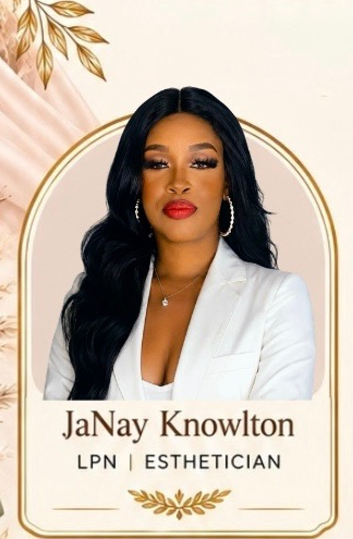 JaNay Knowlton, LPN, from the Meet the Women at the Table graphic