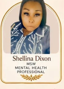 Shellina Dixon, MSW, from the Meet the Women at the Table graphic